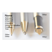Pens Business Card Templates