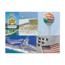 pensacola beach florida postcard