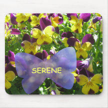 Pensées sereines Mousepad Tapis De Souris