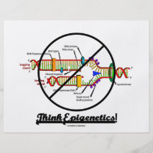 Pensez Epigenetics ! (de biffer reproduction d'ADN Prospectus Personnalisés