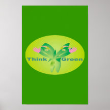 Pensez le vert 16-5 x l'affiche 11