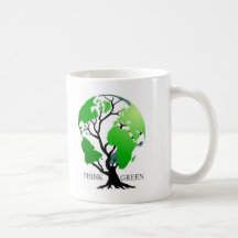 Pensez le vert mugs