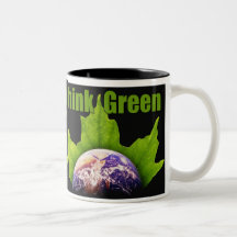 Pensez le vert tasse à café