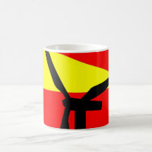 Pensez l'énergie éolienne mug