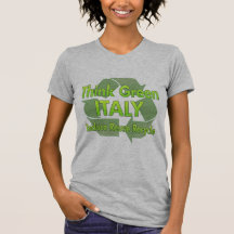 Pensez l'Italie verte T-shirt