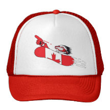 Pensionnaire fier 2 de neige du Canada Casquettes