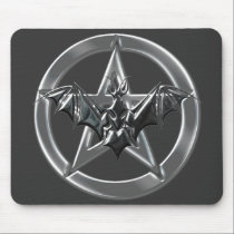 Pentacle Bat mousepads