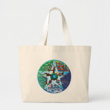 pentacle-seasons tote bags