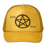 Pentacles: Black Mesh Hats