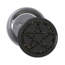 Pentacles: Dark Grey Pin