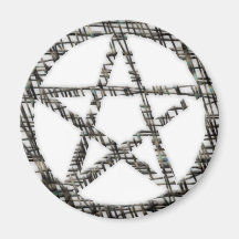 Pentacles Refrigerator Magnets