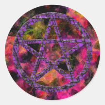 Pentacles: Violet Sticker