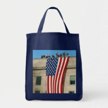 Pentagon 9/11 Flag Tote Bag