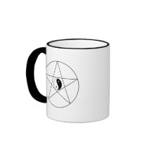 Pentagone étoilé Yin Yang Mugs À Café