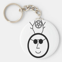 Pentagram Cernnunos Keychains