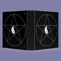 Pentagram Yin Yang binders