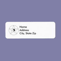 Pentagram Yin Yang labels
