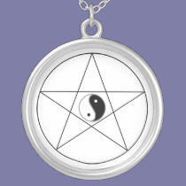 Pentagram Yin Yang necklaces