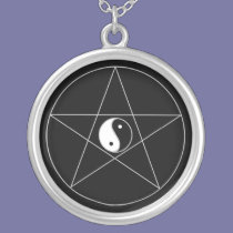 Pentagram Yin Yang necklaces