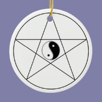 Pentagram Yin Yang ornaments