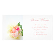 Peonie Bunch 2 - Bridal Shower Invitation Photo Cards