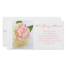 Peonie Bunch - Wedding Invitation Picture Card