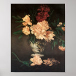 Peonies Still Life by Manet Print