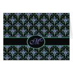 Peony Damask Wedding Invitation Cards