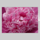 Peony Love Card cards