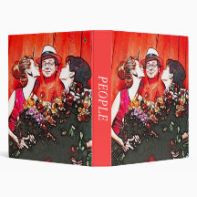 PEOPLE 3 RING BINDER