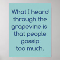People and Gossip Posters