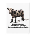 People change - Top secret cow postcards