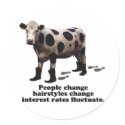 People change - Top secret cow stickers