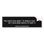 People Trump Money Bumper Sticker