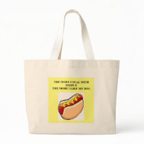 people vs hot dogs tote bag