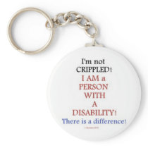 PEOPLE WITH DISABILITIES 2 KEYCHAIN