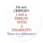 PEOPLE WITH DISABILITIES 2 stickers