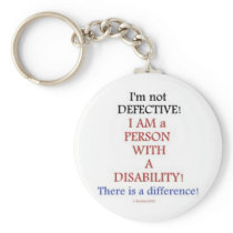 PEOPLE WITH DISABILITIES KEY CHAIN