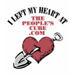 People's Cube - I Left My Heart At ThePeoplesCube t-shirts