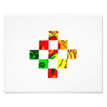 pepper graphic colourful square tiles photo