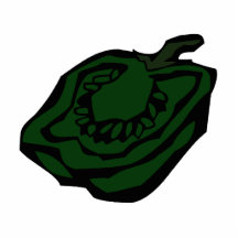 Pepper green half graphic abstract.png acrylic cut out