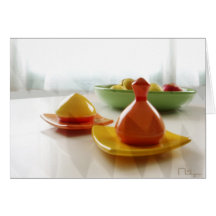 PEPPER SALT CERAMICS GREETING CARD