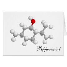 Peppermint Greeting Card