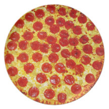 Pepperoni Pizza Plate