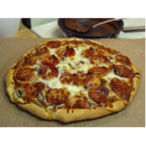 Pepperoni Pizzas Photo Cutouts