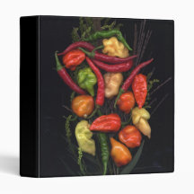 Peppers 3 Ring Binder