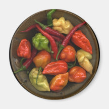 Peppers Fridge Magnet