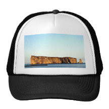 Perce Rock, Gaspe, Quebec, Canada rock formation Mesh Hats