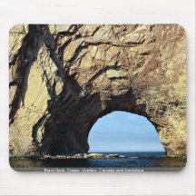 Perce Rock, Gaspe, Quebec, Canada rock formation Mouse Pads