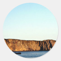 Perce Rock, Gaspe, Quebec, Canada rock formation Stickers